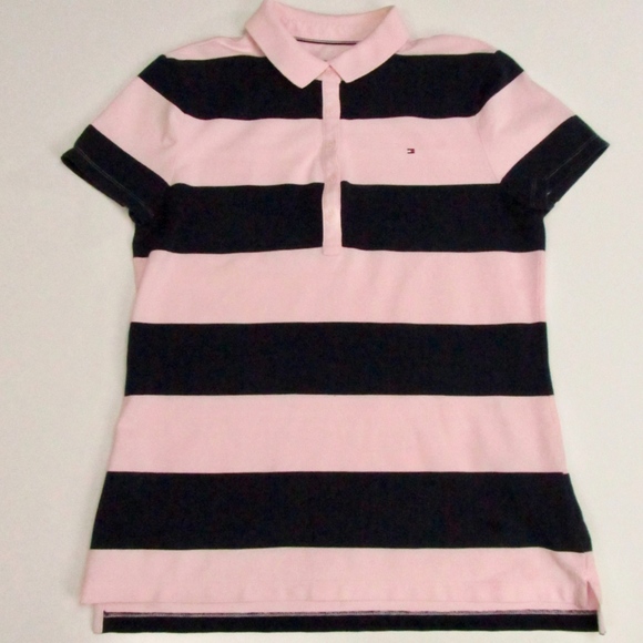 Tommy Hilfiger Tops - Tommy Hilfiger Women's Striped Polo M